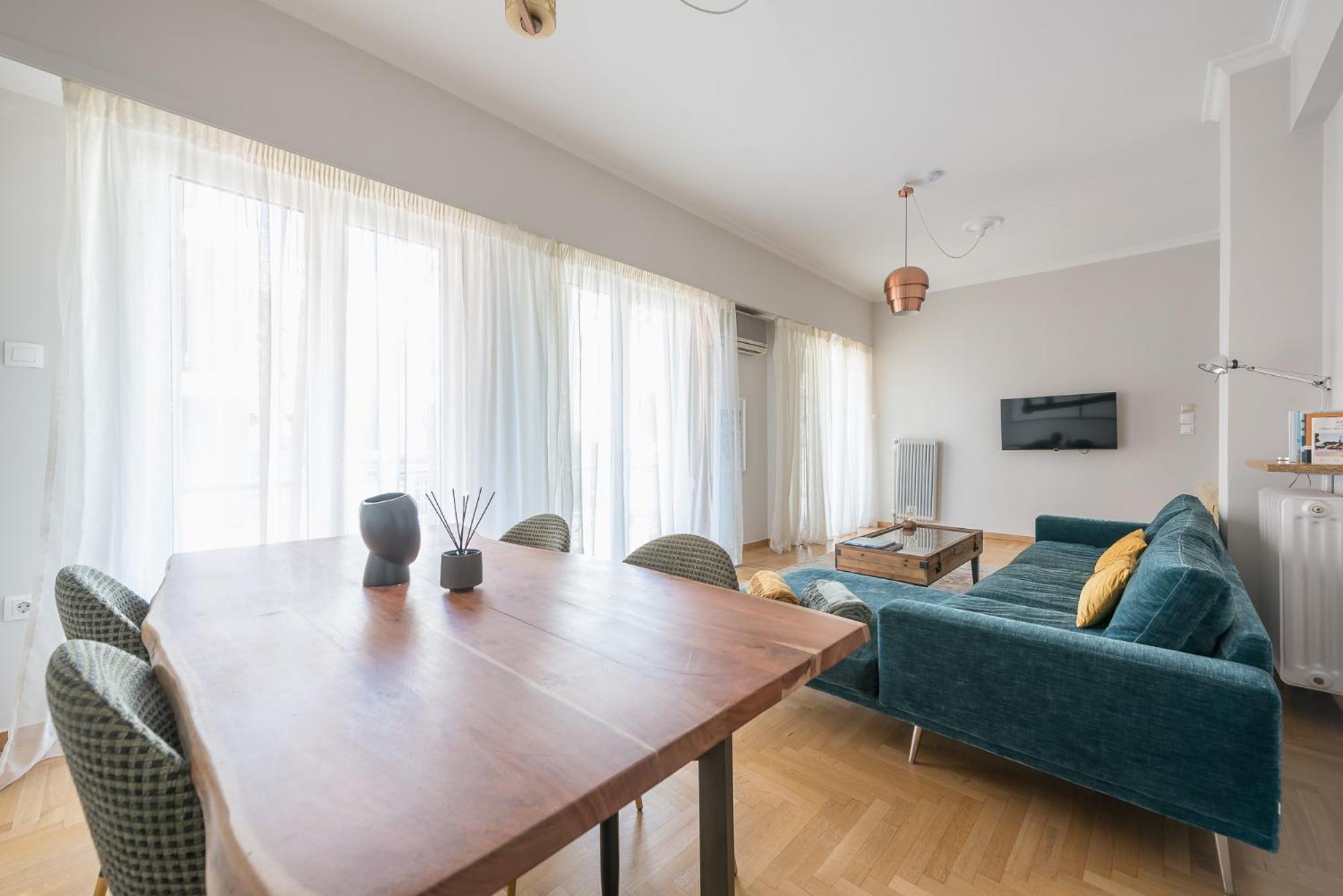 Spacious 2Bds Apt With Acropolis View In Center Atény Exteriér fotografie
