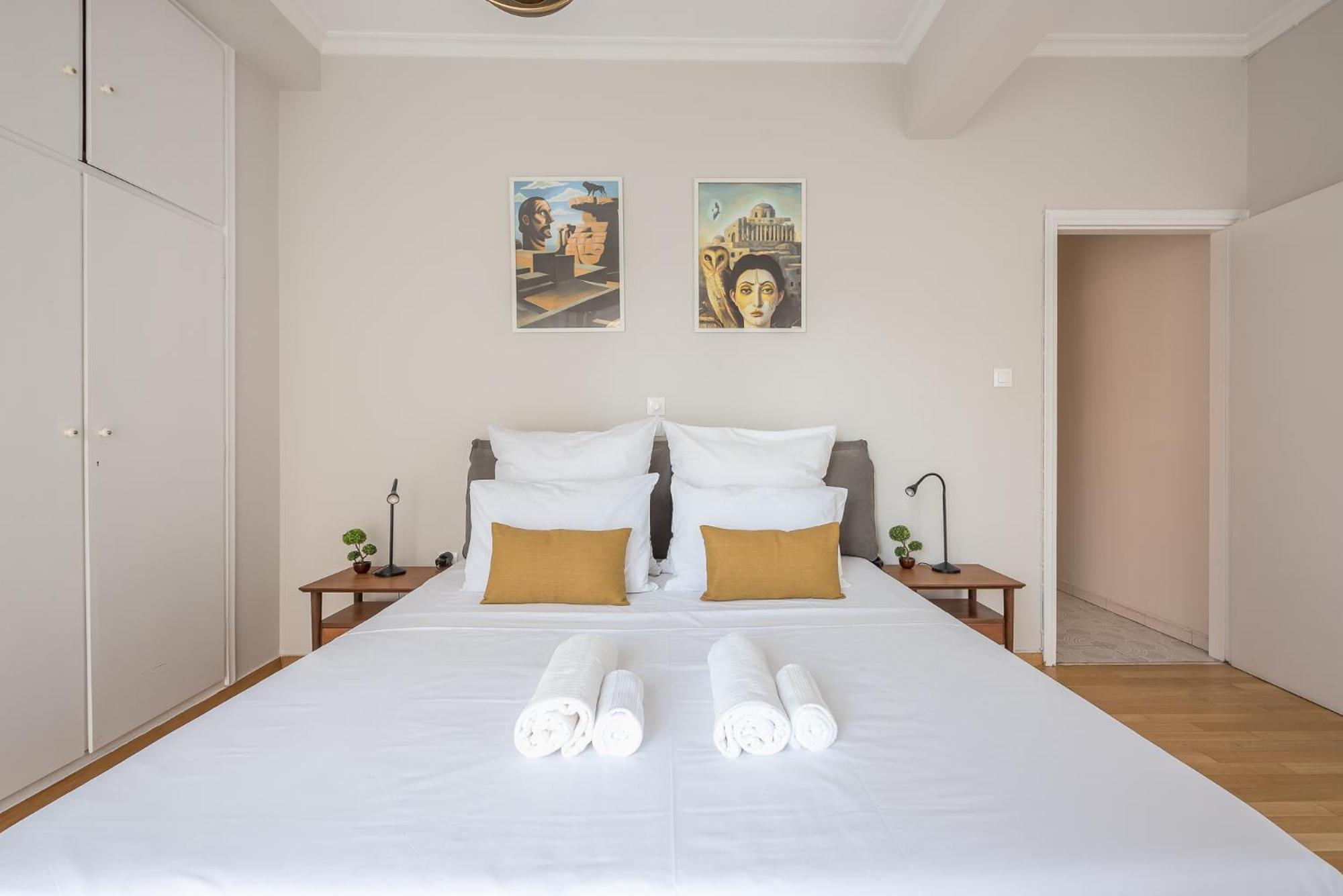 Spacious 2Bds Apt With Acropolis View In Center Atény Exteriér fotografie