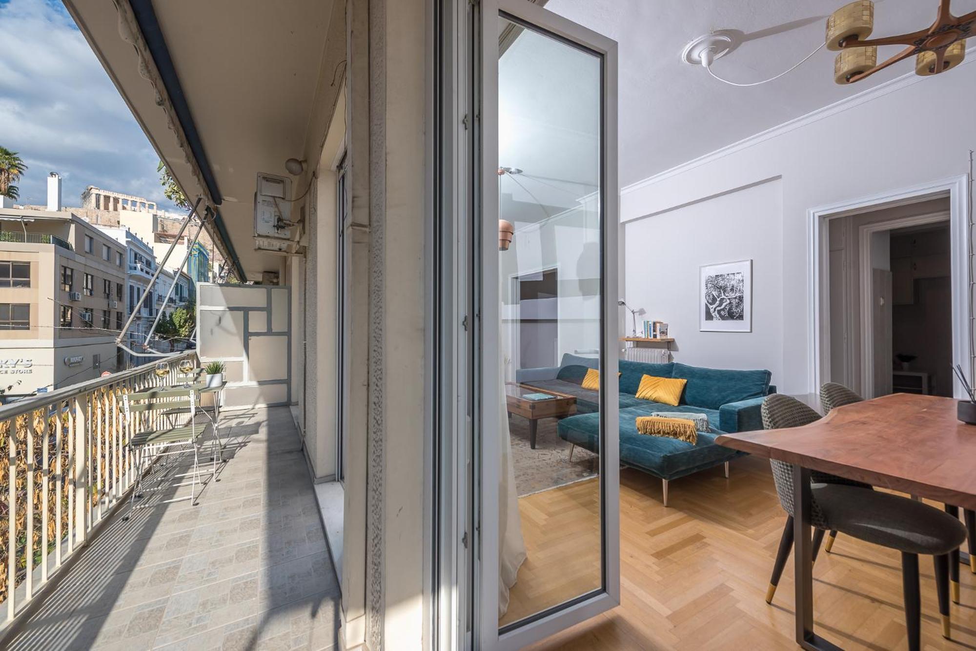 Spacious 2Bds Apt With Acropolis View In Center Atény Exteriér fotografie